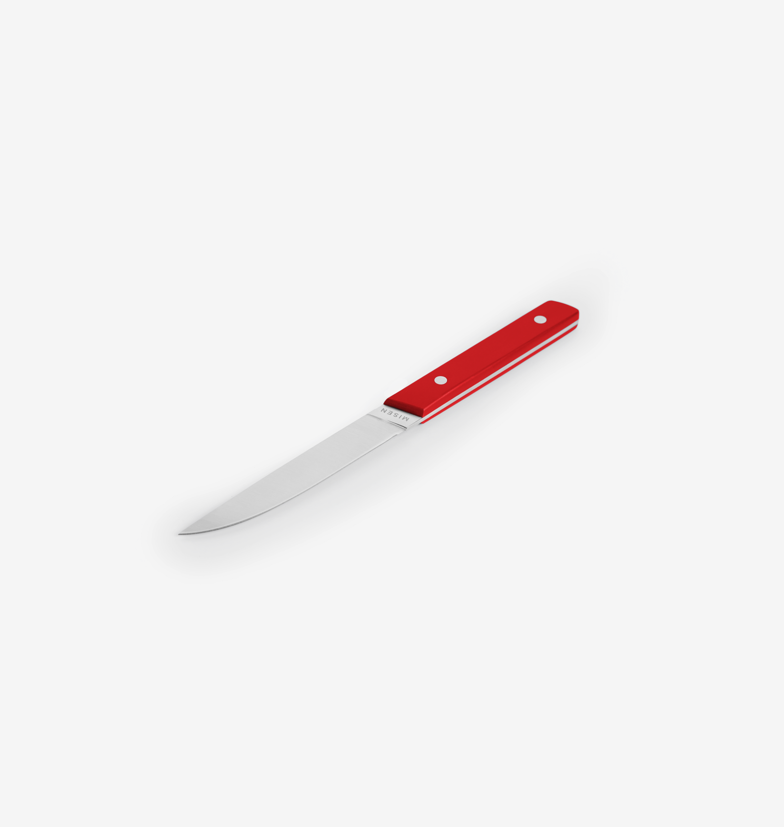 8-Piece Straight-Edge Steak Knives (ACUTO440) - Red