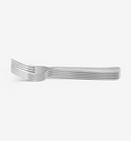 4‑Piece Dinner Fork Set – Brushed in stainless steel
