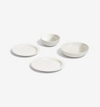 4‑Piece Dinnerware Set (Serves 1) - White in high‑alumina vitrified porcelain