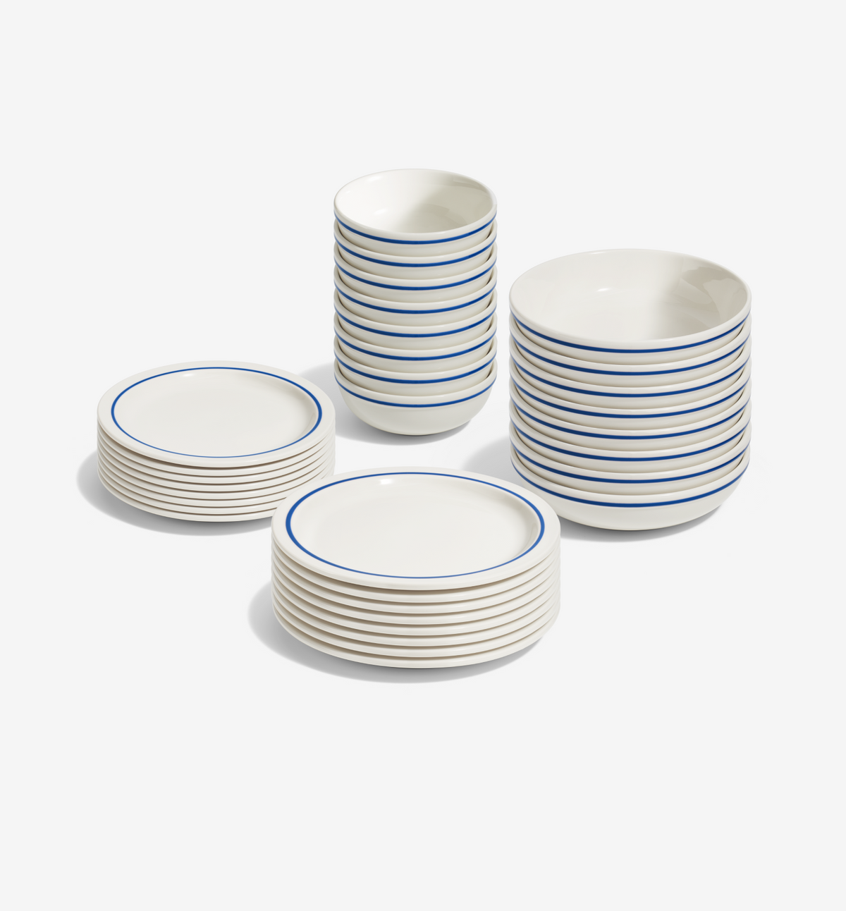 32-Piece Dinnerware Set (Serves 8) - Blue