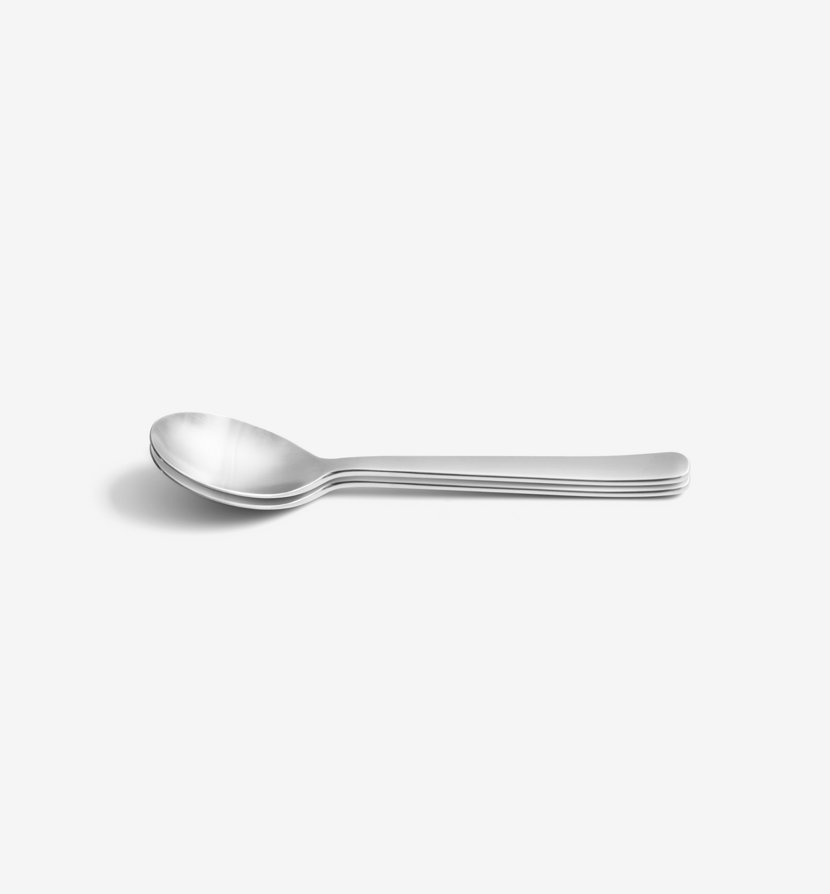 2‑Piece Brushed Tea Spoon Set in 18/10 stainless steel