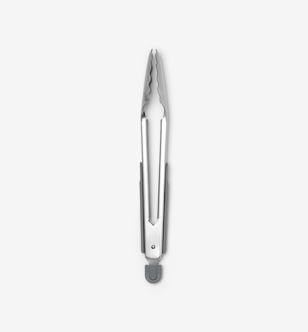 Stainless Steel Tongs - Gray