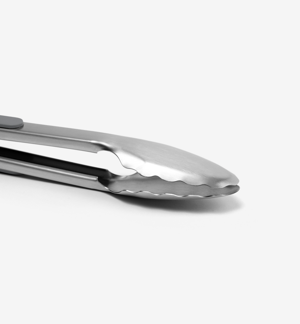 Stainless Steel Tongs - Gray