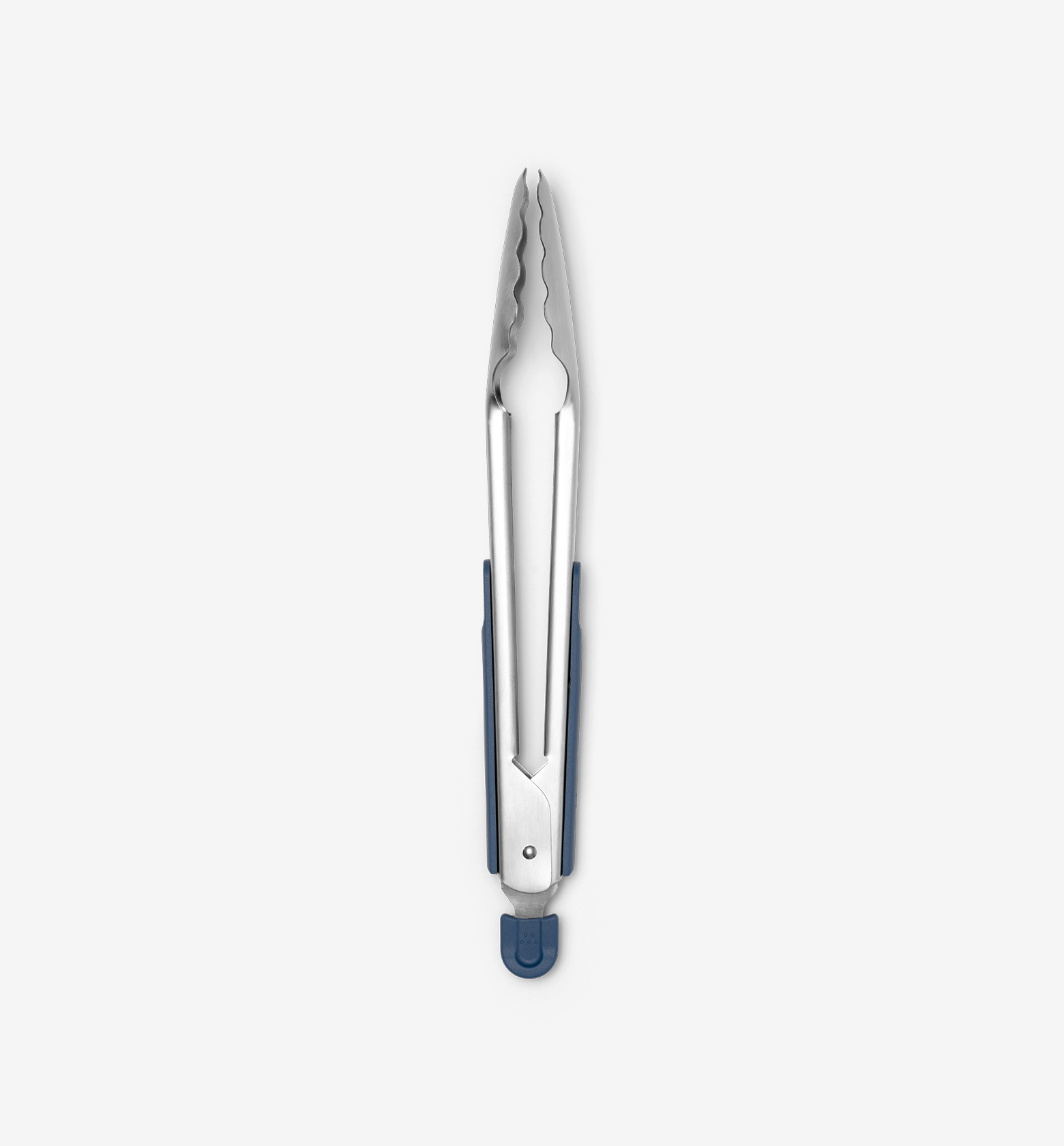 Stainless Steel Tongs - Classic Blue