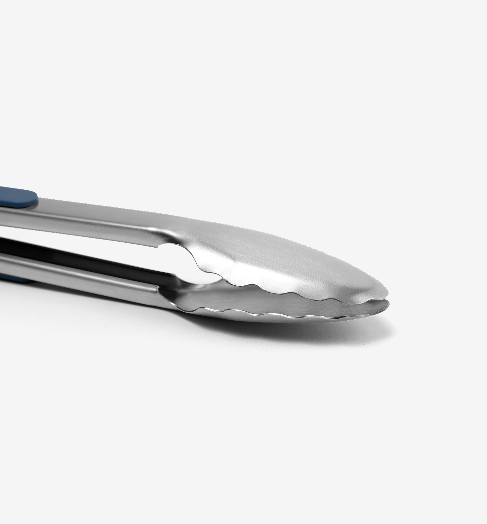 Stainless Steel Tongs - Classic Blue