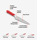 5.5" Utility Knife (ACUTO440) - Red