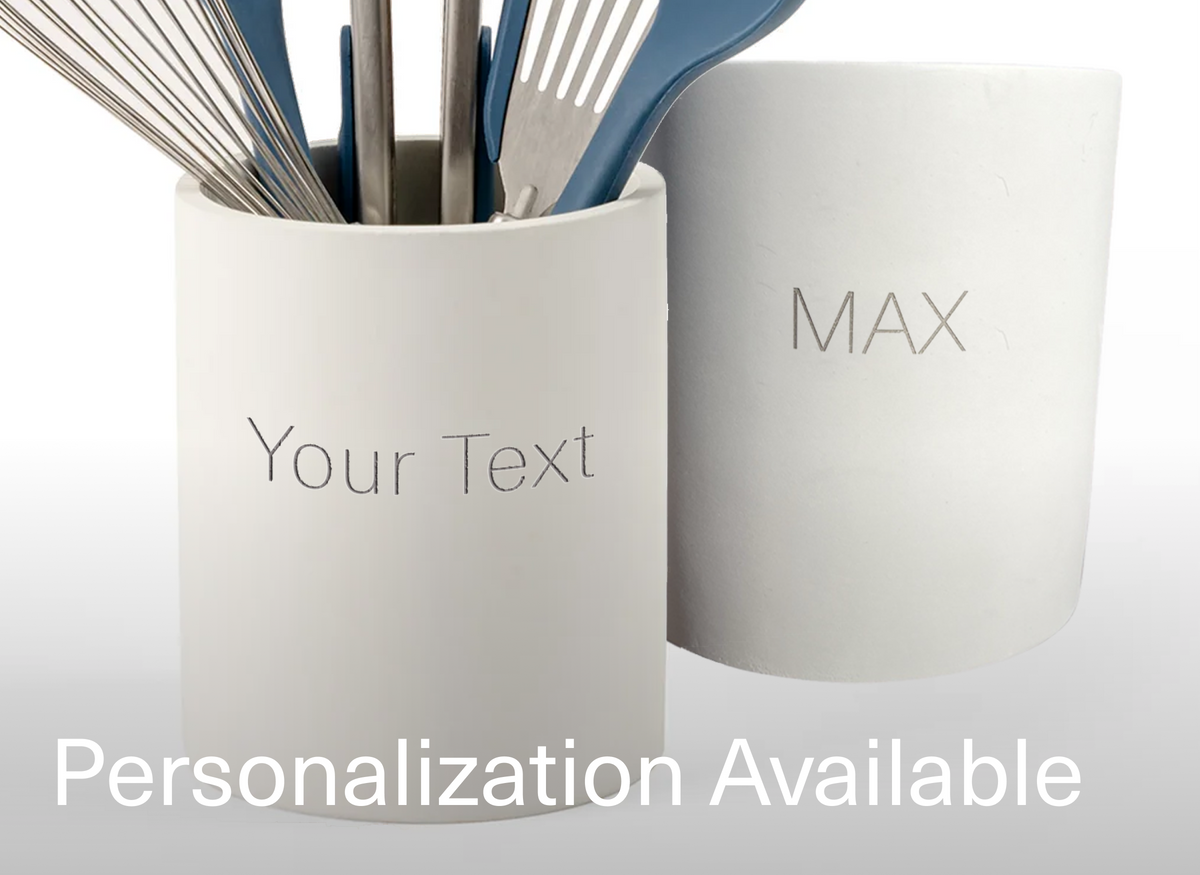 The Misen Prep Tool Holder can be personalized with a custom engraving for an additional fee