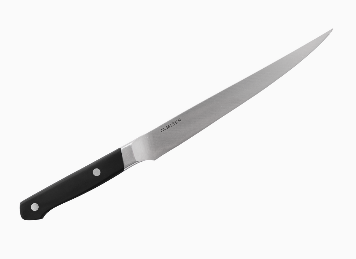 The Misen 7 inch Fillet Knife in black