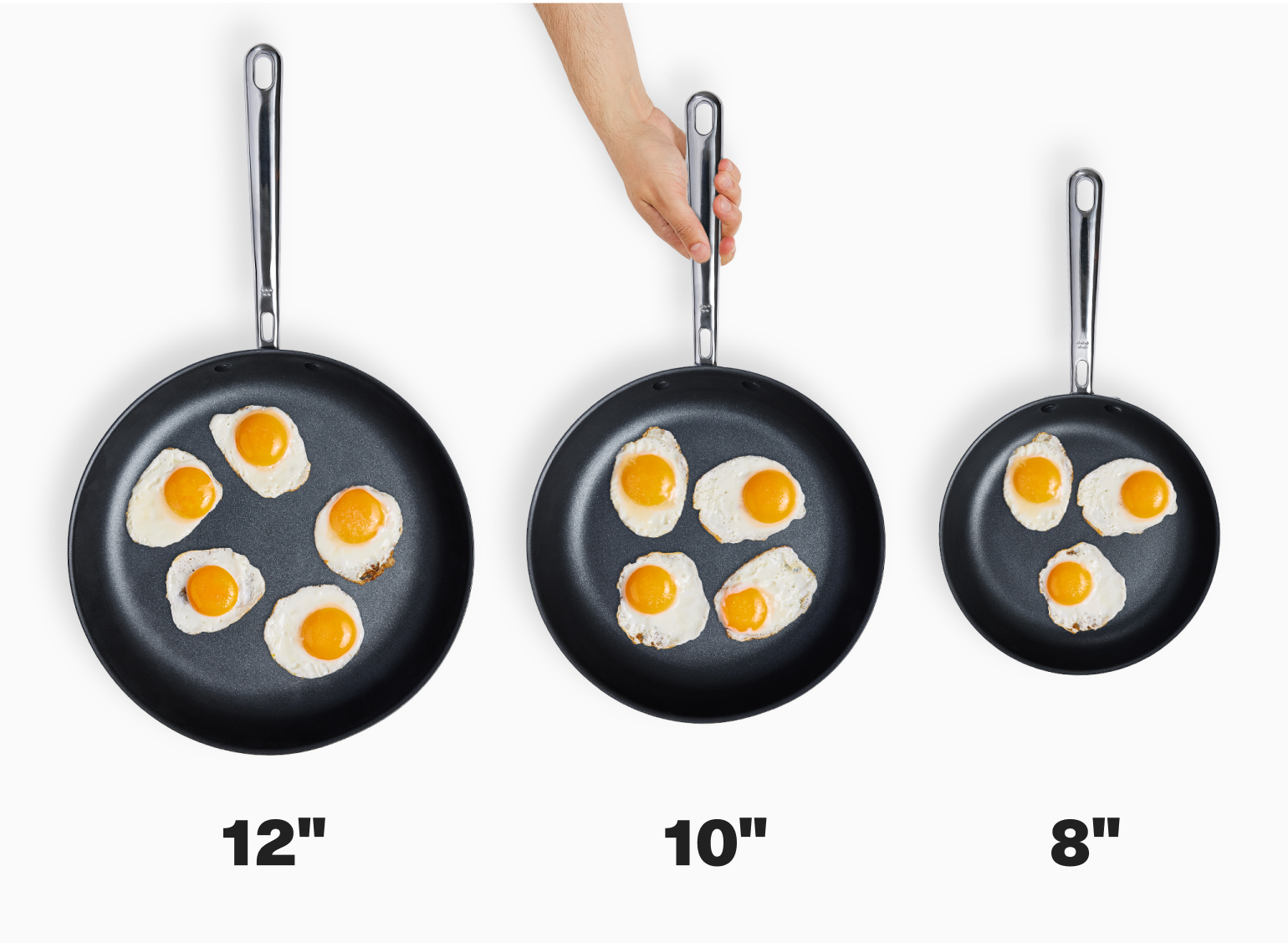 Misen Carbon Nonstick Frying Pan - Thumbnail 3