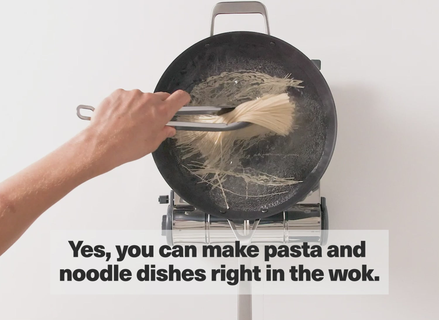 Yes, you can make pasta and noodle dishes right in the Misen Wok.