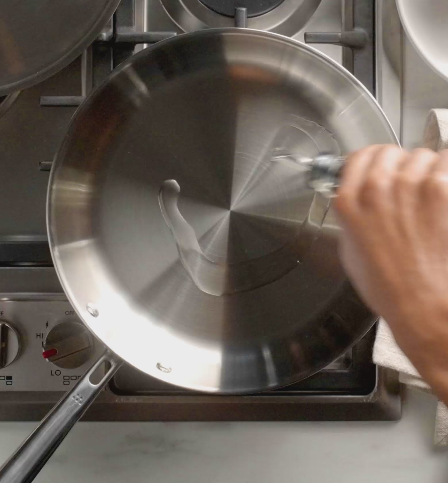 12" Stainless Steel Frying Pan
