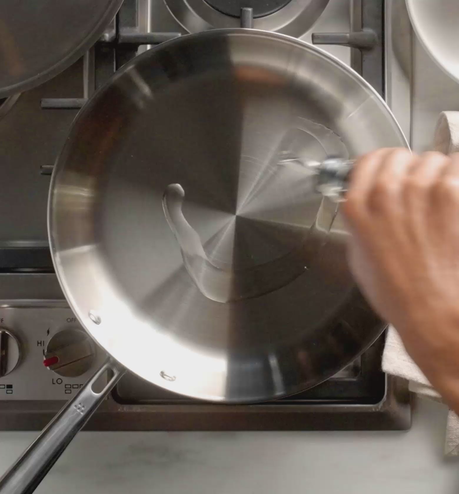12" Stainless Steel Frying Pan