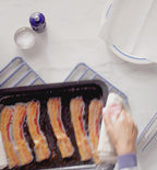 13" Stainless Steel Roasting Pan + Silicone Liner