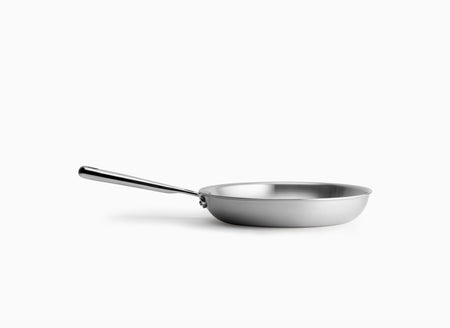 Misen Stainless Steel Frying Pan - 5 Ply Skillet - Professional Grade - 10 Inch Cooking Surface